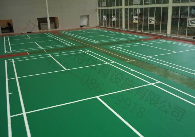 无锡仕博特pvc运动地板 室内塑胶场地 篮球羽毛球场